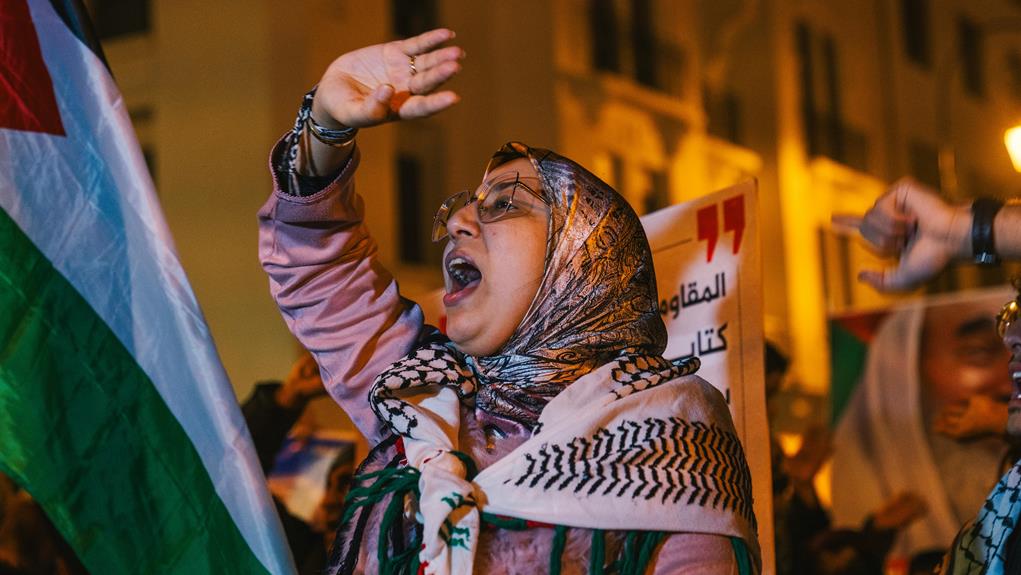 fear of saying palestine